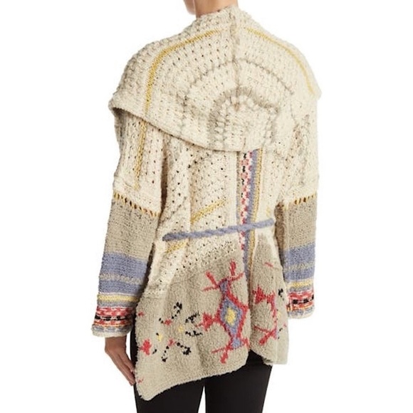 Free People Road‎ Less Traveled Hooded Cardigan Sweater - Size S - Picture 2 of 12